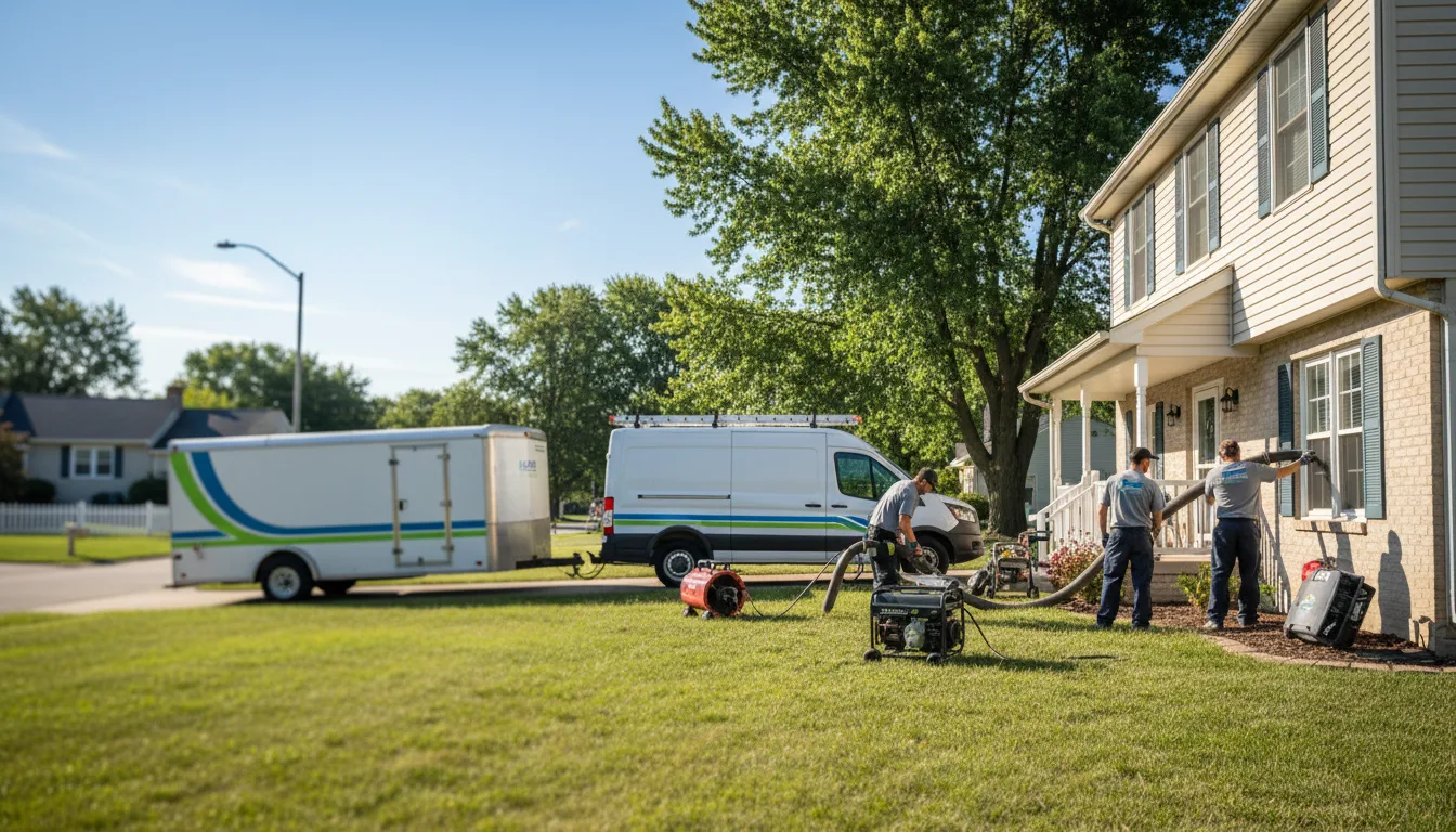 Flooded Basement Restoration And Cleanup With Repair in Manitou Beach, MI near me